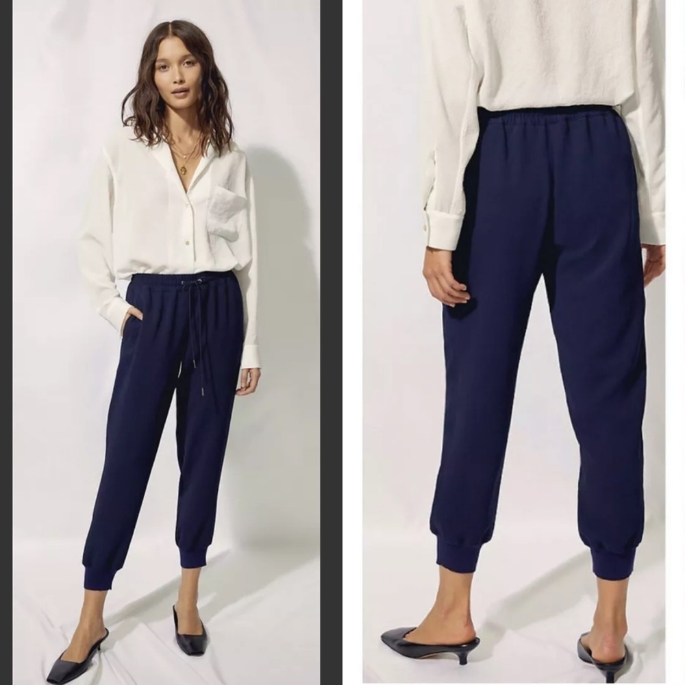 Aritzia Wilfred Buffon Crepe Joggers